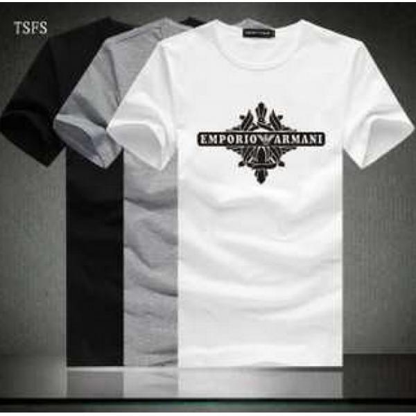 人気　2026春夏 ARMANI アルマーニ さわやかな半袖Tシャツ 3色可選