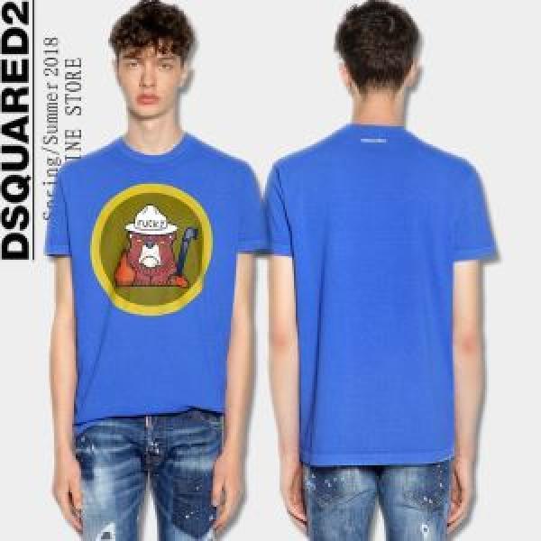ディースクエアード DSQUARED2 ユニークな 2026春夏新作 半袖Tシャツ 3色可選 乾きやすい