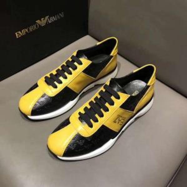 抜群の着心地 ARMANI 高評価人気品アルマーニ スニーカー、靴 2色可選オシャレに欠かせない！