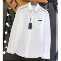 完売品！2025春夏 プラダ PRADA 長袖シャツ プラダコピー ファッション 人気 エジプシャンコットンポプリン シャツ