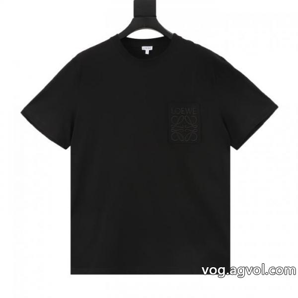 お得2026 個性的なデザイン  有名人愛用ブランド コピー ショップ半袖TシャツLOEWE
