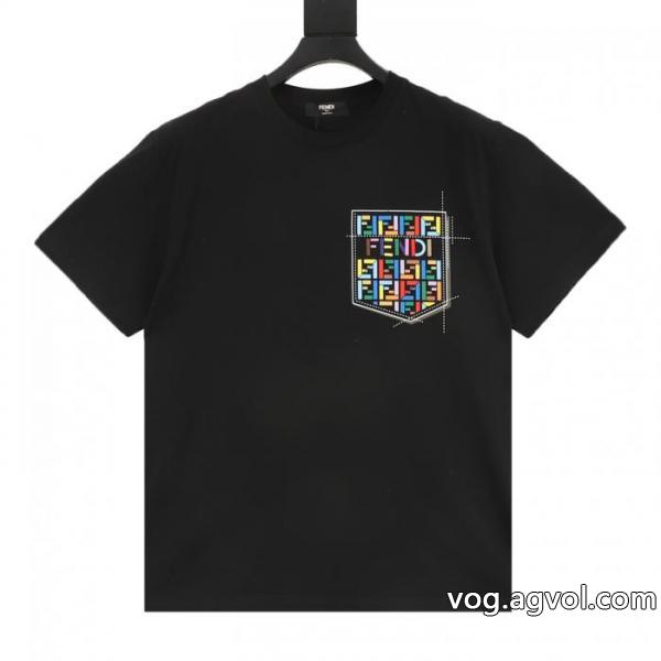 半袖Tシャツ新作数量限定セール 2026定番新作 セレブ愛用ブランド 偽物 激安FENDI