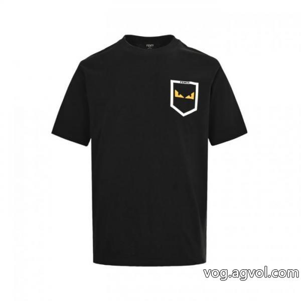 永遠の定番 最新☆大人気☆話題沸騰 大胆なデザインコピー 商品 通販FENDI半袖Tシャツ
