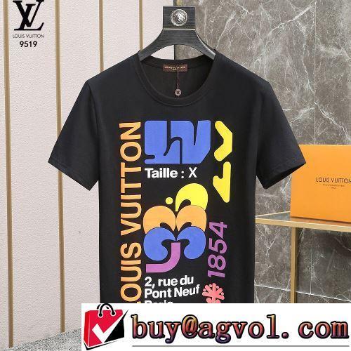 2022春夏 半袖Tシャツ 大花プリント LOUIS VUITTONブランド コピー 高品質 人気 クールビズ 2色可選