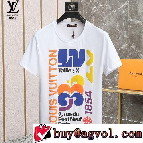 2022春夏 半袖Tシャツ 大花プリント LOUIS VUITTONブランド コピー 高品質 人気 クールビズ 2色可選
