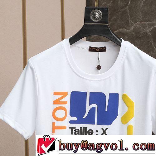 2022春夏 半袖Tシャツ 大花プリント LOUIS VUITTONブランド コピー 高品質 人気 クールビズ 2色可選