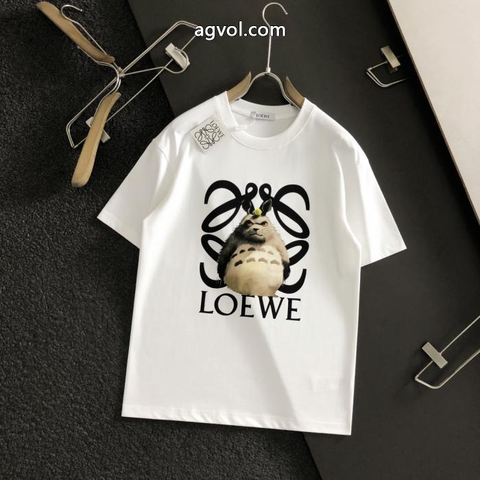 新作モデル超安値 最新作期間限定セール 数量限定半袖Tシャツ偽 ブランド 販売LOEWE_0_2