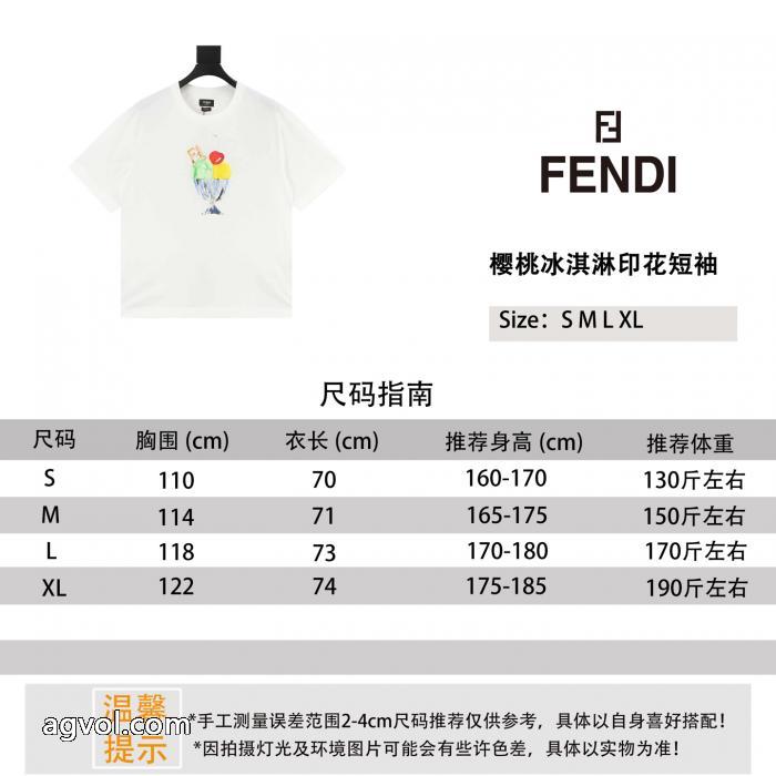 フェンディブランド 通販 激安2026年流行 穿き心地も快適 最終セール半袖Tシャツ_1_4