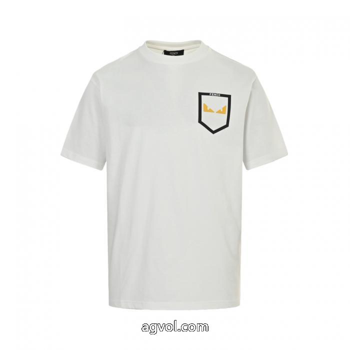 永遠の定番 最新☆大人気☆話題沸騰 大胆なデザインコピー 商品 通販FENDI半袖Tシャツ_0_0
