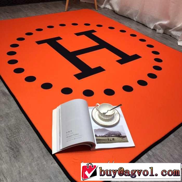 クールな印象を引き立て  エルメス HERMES 2019年の夏のマスト カーペット お部屋に馴染みやすい