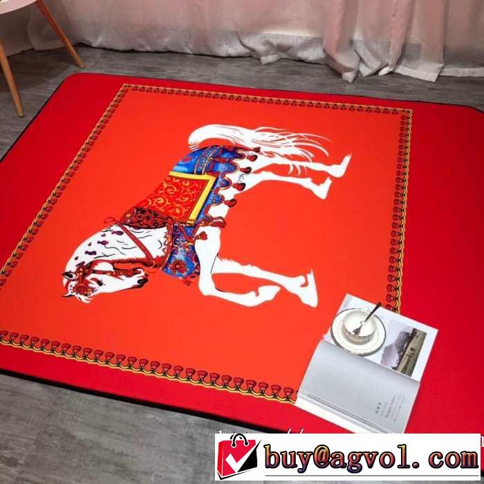 超柔らかな室内用おしゃれな絨毯 カーペット ボリューム感たっぷり エルメス HERMES 2019年春夏のトレンドアイテム