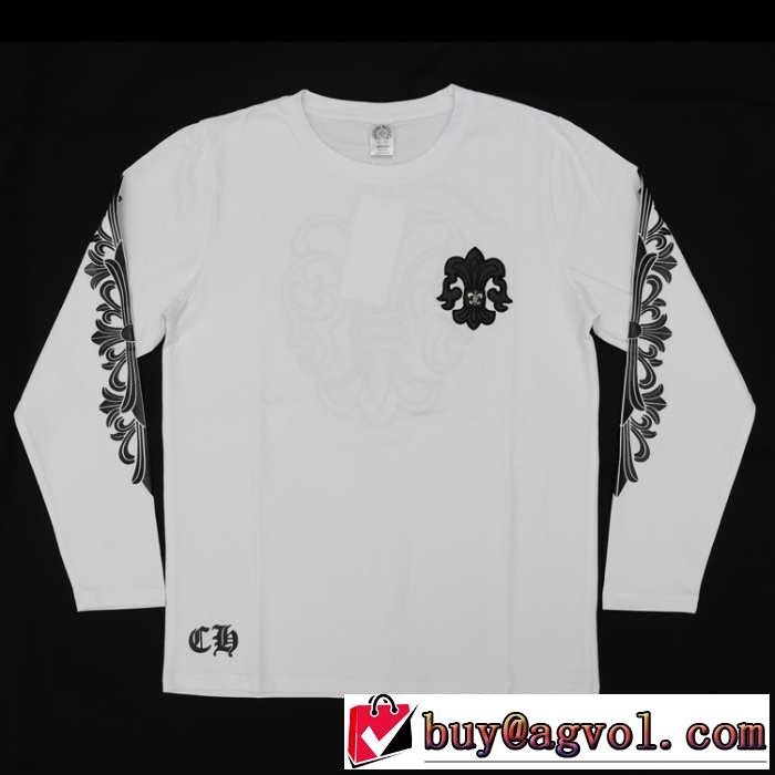上質 大人気！2014秋冬 chrome hearts クロムハーツ 長袖 tシャツ