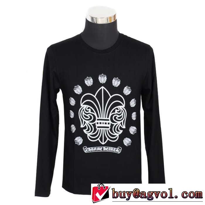 限定セール 2014秋冬 高級感溢れるデザイン chrome hearts クロムハーツ 長袖 tシャツ