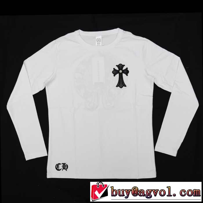 抜群の雰囲気が作れる! 2014秋冬 chrome hearts クロムハーツ 長袖 tシャツ