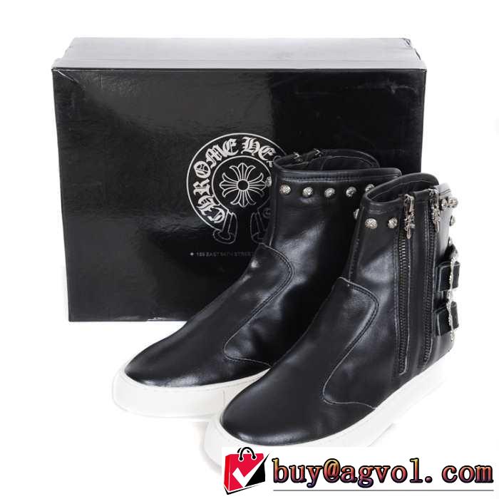 高級感演出 2014秋冬 chrome hearts クロムハーツ ショートブーツ