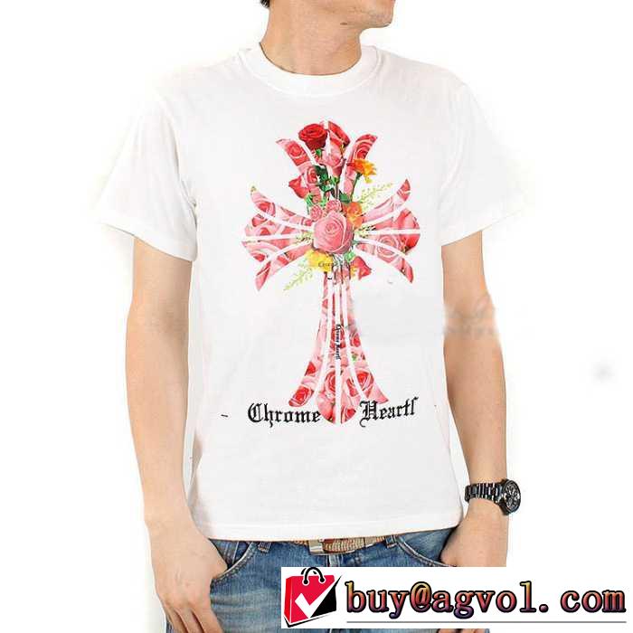 2014春夏 chrome hearts クロムハーツ 個性派 半袖 tシャツ2色可選