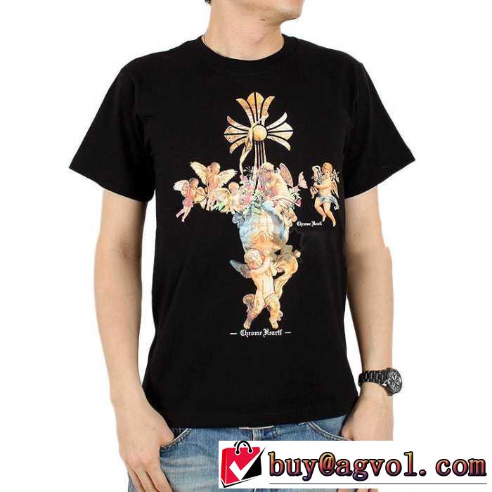 人気が爆発 2014春夏 chrome hearts クロムハーツ 半袖 tシャツ2色可選