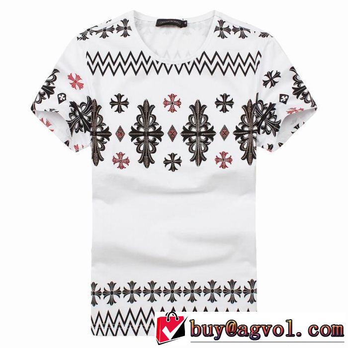プレゼントに 2014春夏新作 chrome hearts クロムハーツ 半袖tシャツ 2色可選 613#