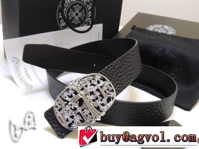 2014 希少 chrome hearts クロムハーツベルト 本革(牛皮)