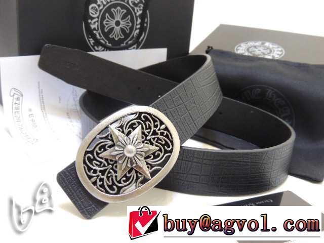 入手困難 2014 chrome hearts クロムハーツ ベルト 本革(牛皮)