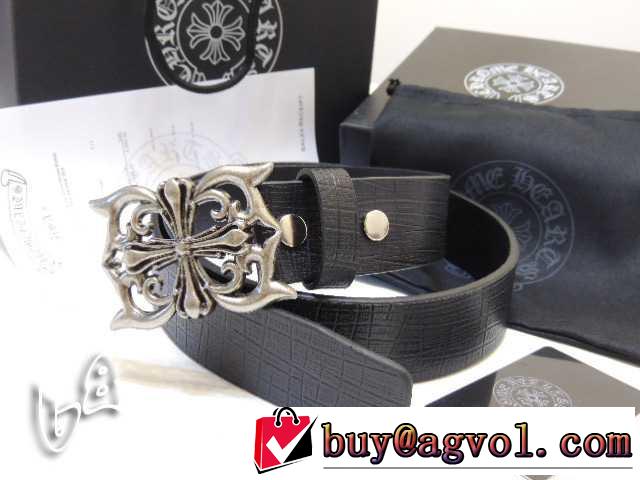 新入荷 2014 chrome hearts クロムハーツ ベルト本革(牛皮)