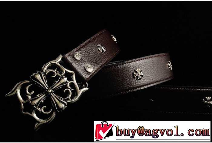 2014 ◆モデル愛用◆ chrome hearts クロムハーツベルト 本革(牛皮)