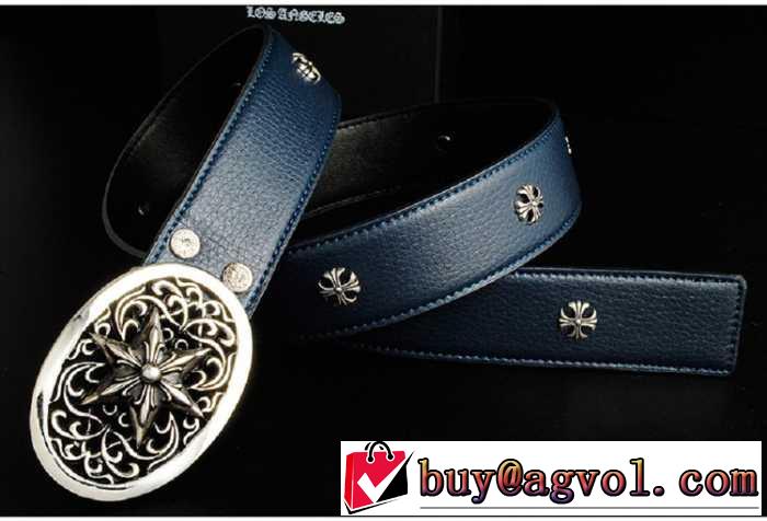 2014 chrome hearts クロムハーツ ベルト存在感◎ 本革(牛皮)