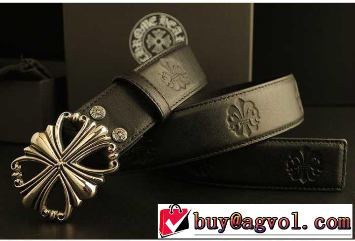 夏コーデに 2014 chrome hearts クロムハーツ ベルト本革(牛皮)