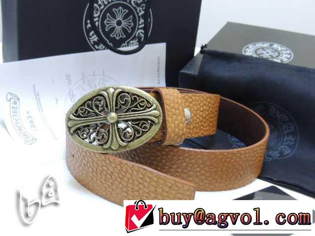 大人のおしゃれに2014 chrome hearts クロムハーツ ベルト本革(牛皮)