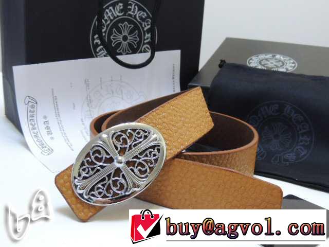 最旬アイテム 2014 chrome hearts クロムハーツ ベルト本革(牛皮)