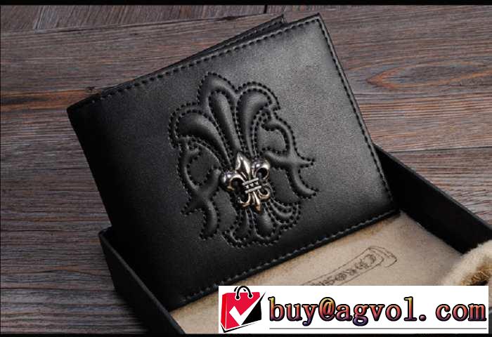 2014春夏CHROME hearts クロムハーツ人気商品 財布 本革 最高ランク kl-q189978578 ブラック