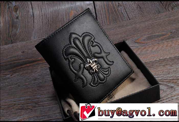 個性派2014春夏CHROME hearts クロムハーツ 財布 本革 最高ランク kl-q1899787577 ブラック