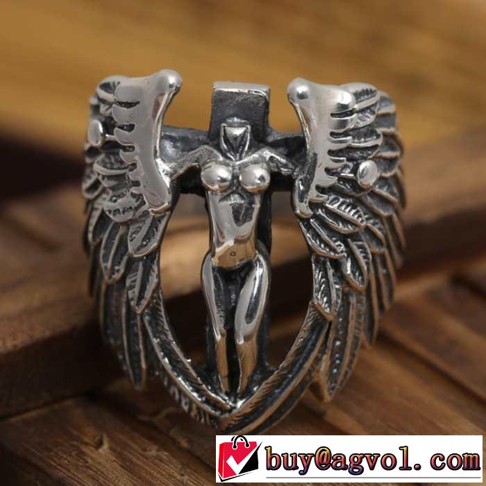 存在感◎ 2014春夏 chrome hearts クロムハーツシルバー925 アクセサリー 指輪