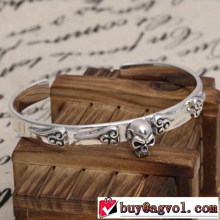 2014春夏 chrome hearts クロムハーツ 入手困難 シルバー925 バングル  