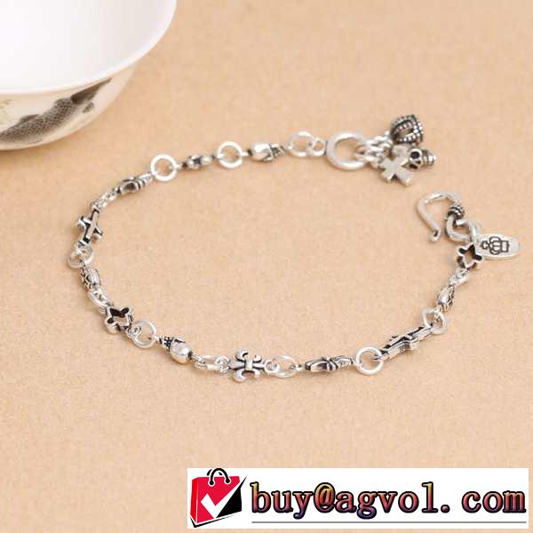 ブランド chrome hearts クロムハーツ2014春夏 シルバー925 ブレスレット