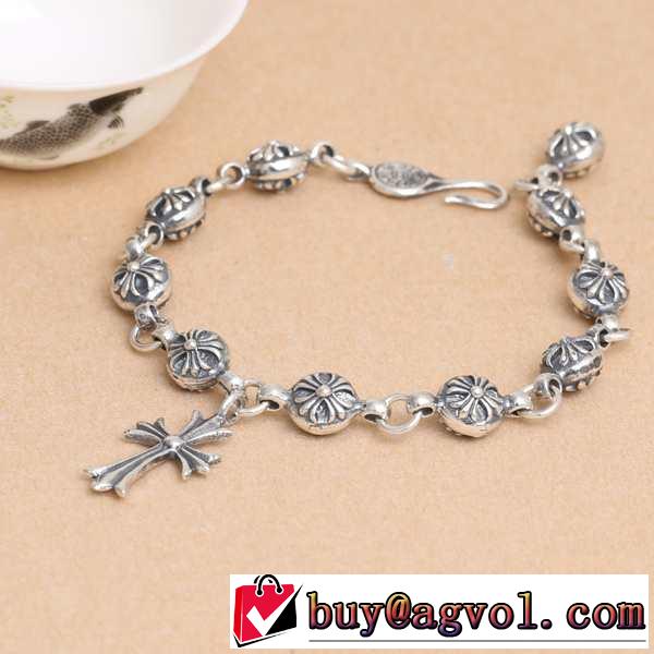 2014春夏 めちゃくちゃお得 chrome hearts クロムハーツ シルバー925 ブレスレット