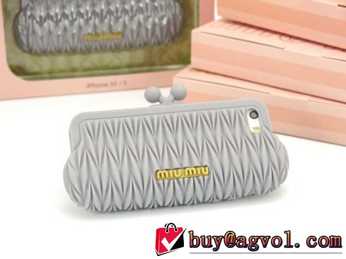 上質 2014 miumiu ミュウミュウ iphone 4s 専用携帯ケース (アイフォン4/4s カバー) 最高ランク 