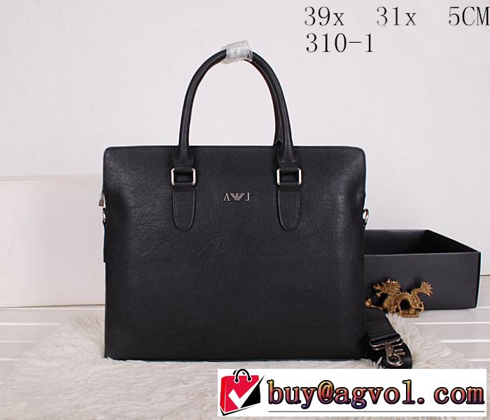 ARMANI アルマーニ 2014 最旬アイテム メンズ用 手持ち&ショルダー掛け 310-1