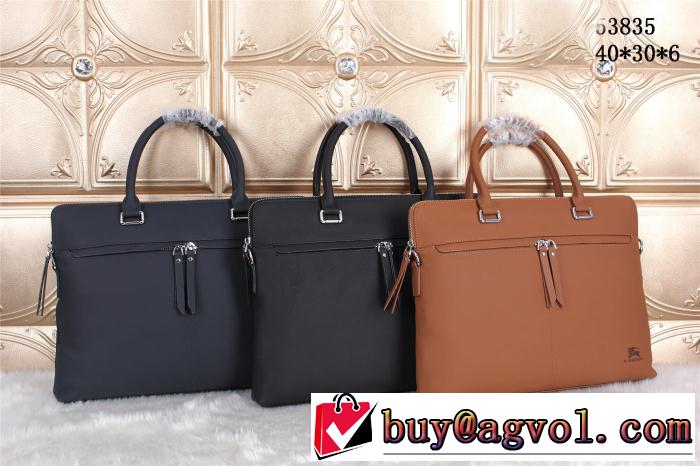 BURBERRY バーバリー 2014 人気商品 メンズ用ショルダーベルト付 ハンドバッグ3色可選 53835