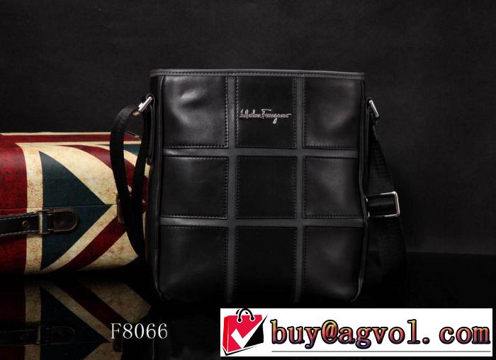 2014秋冬 ★安心★追跡付 ferragamo サルヴァトーレフェラガモ メンズ用 ショルダーバッグ f8066