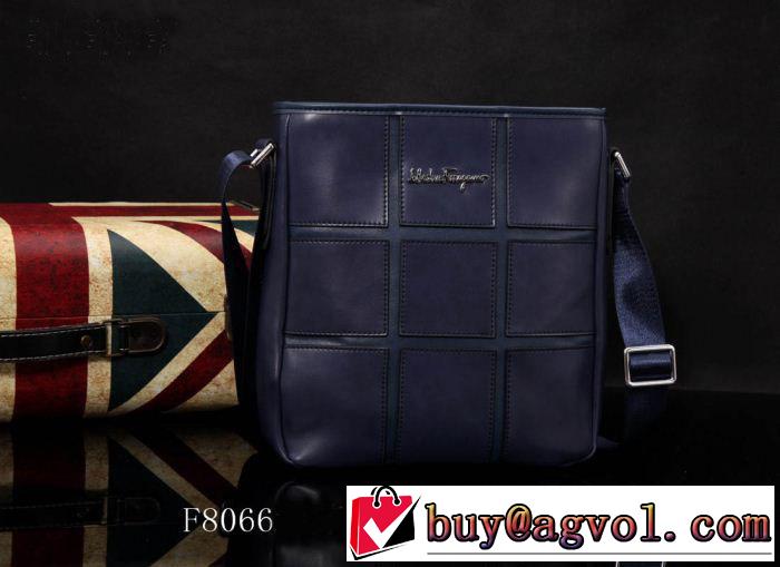2014秋冬 ～希少 ferragamo サルヴァトーレフェラガモ メンズ用 ショルダーバッグ f8066
