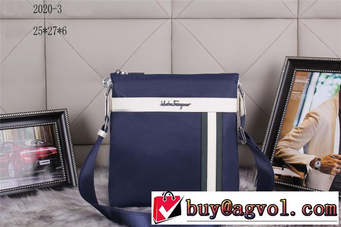 FERRAGAMO サルヴァトーレフェラガモ 2014 気軽に持てる メンズ用 ショルダーバッグ 2020-1
