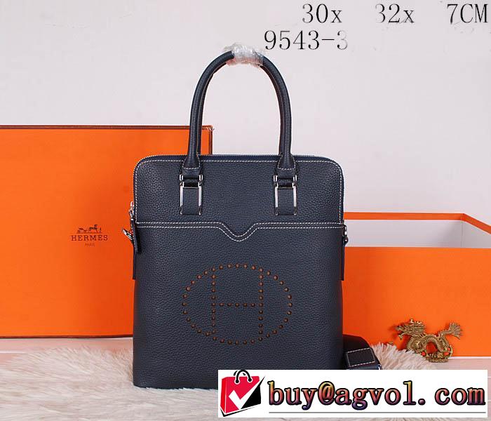 2014 ★安心★追跡付 hermes エルメス メンズ用 手持ち&ショルダー掛け 9543-3