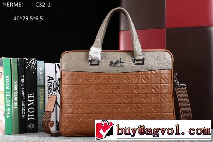 2014 お買得 hermes エルメス メンズ用 手持ち&ショルダー掛け c32-1