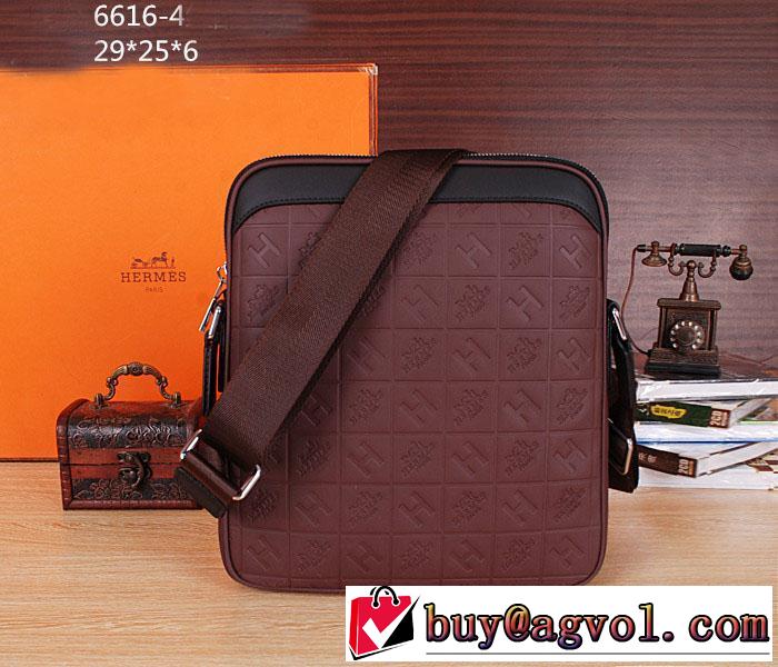 HERMES エルメス 2014 ◆モデル愛用◆ メンズ用 斜め掛けバッグ 6616-4