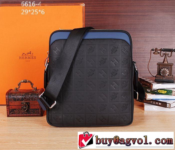 HERMES エルメス 2014 使い勝手のいい メンズ用 斜め掛けバッグ 6616-4