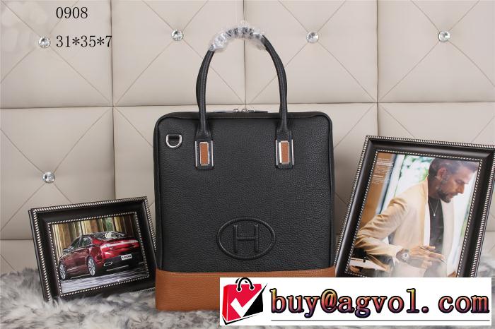 HERMES エルメス 2014 希少 ショルダーベルト付メンズ用 手持ち&ショルダー掛け 0908-3