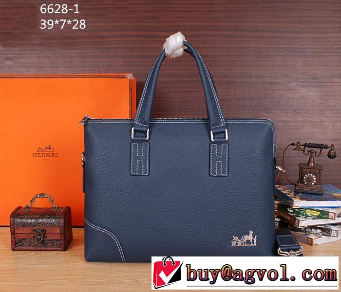 HERMES エルメス 2014 超人気美品◆ ショルダーベルト付メンズ用 手持ち&ショルダー掛け6628-1