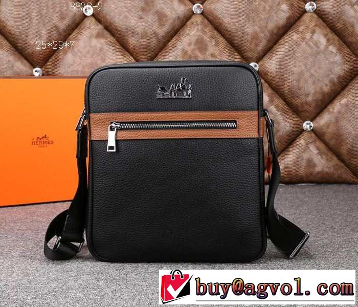 2014 贈り物にも◎ hermes エルメス メンズ用 ショルダーバッグ 8838-2