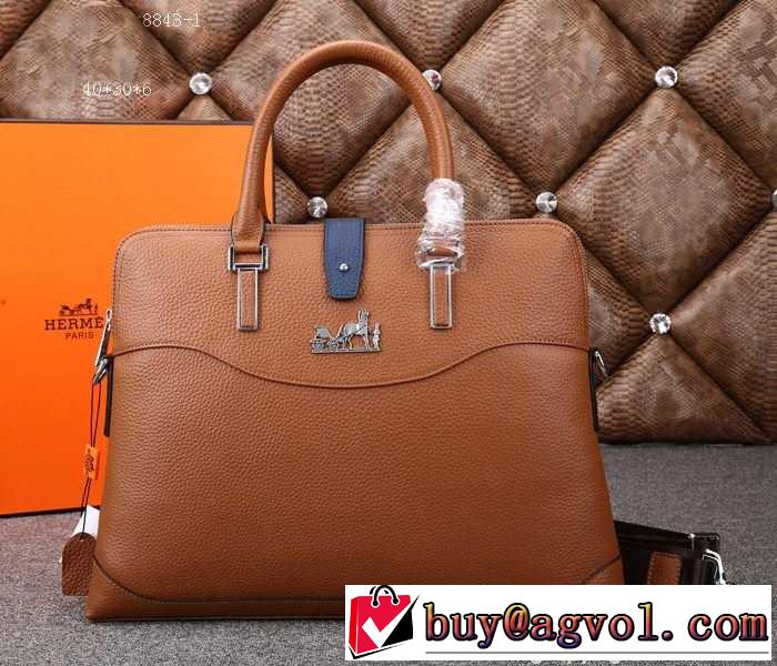 2014 超レア hermes エルメス メンズ用 手持ち&ショルダー掛け 8843-1
